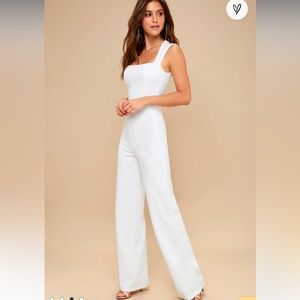 Lulus White Jumpsuit
